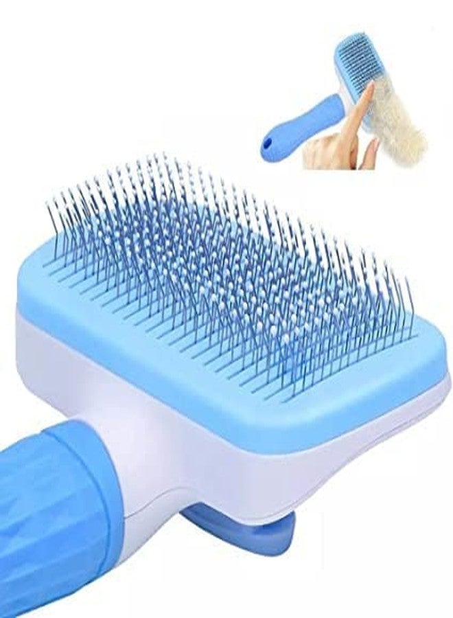 Hidak فرشاة تنظيف وتزيين الحيوانات الأليفة من هيداك، فرشاة تنظيف ذاتية للشعر للكلاب والقطط، فرشاة مشط لإزالة الشعر المتساقط بمقبض، فرشاة شعر للكلاب من فصيلة الراعي الألماني واللابرادور والروت وايلر والجولدن ريتريفر - Image 4